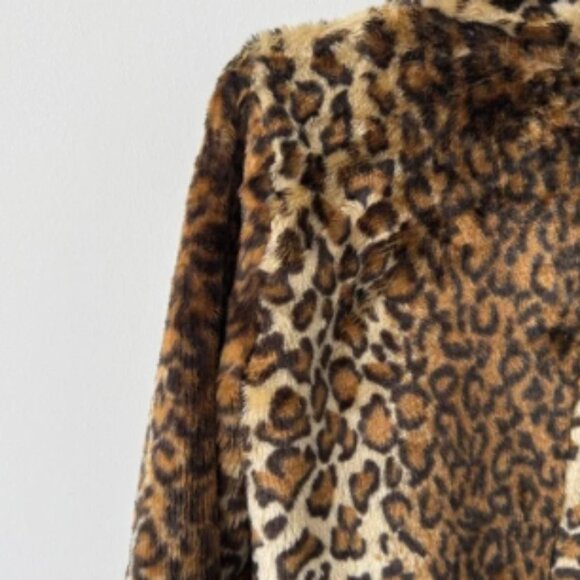 RAG & BONE Leopard Print Faux Fur Jacket - Picture 4 of 6